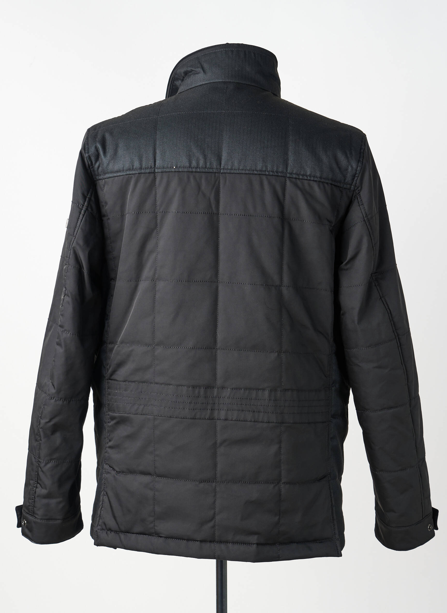 Blouson fermeture zippée sous rabat pressionné noir PIERRE CARDIN homme