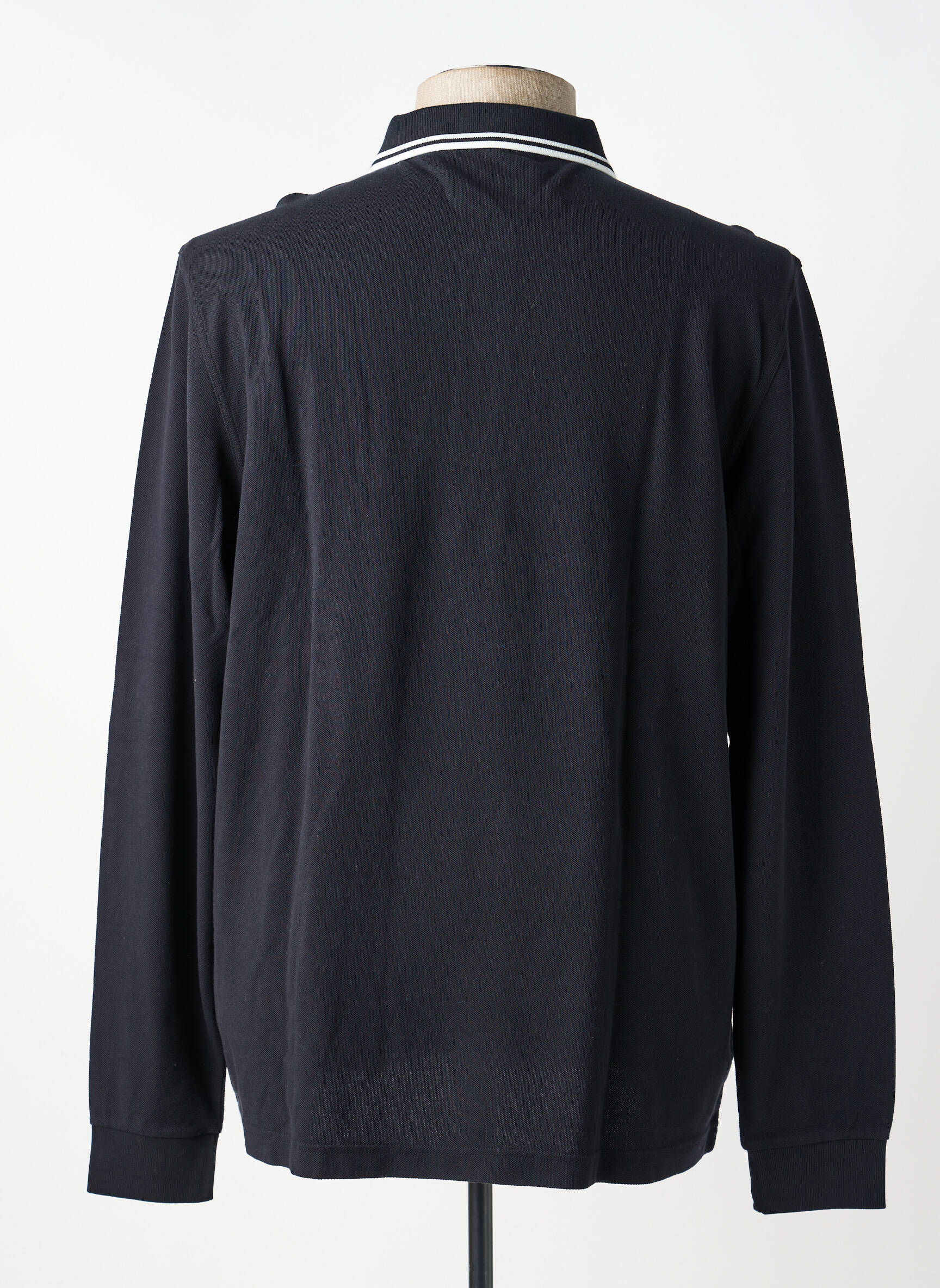 Polo manches longues manches longues noir FRED PERRY homme