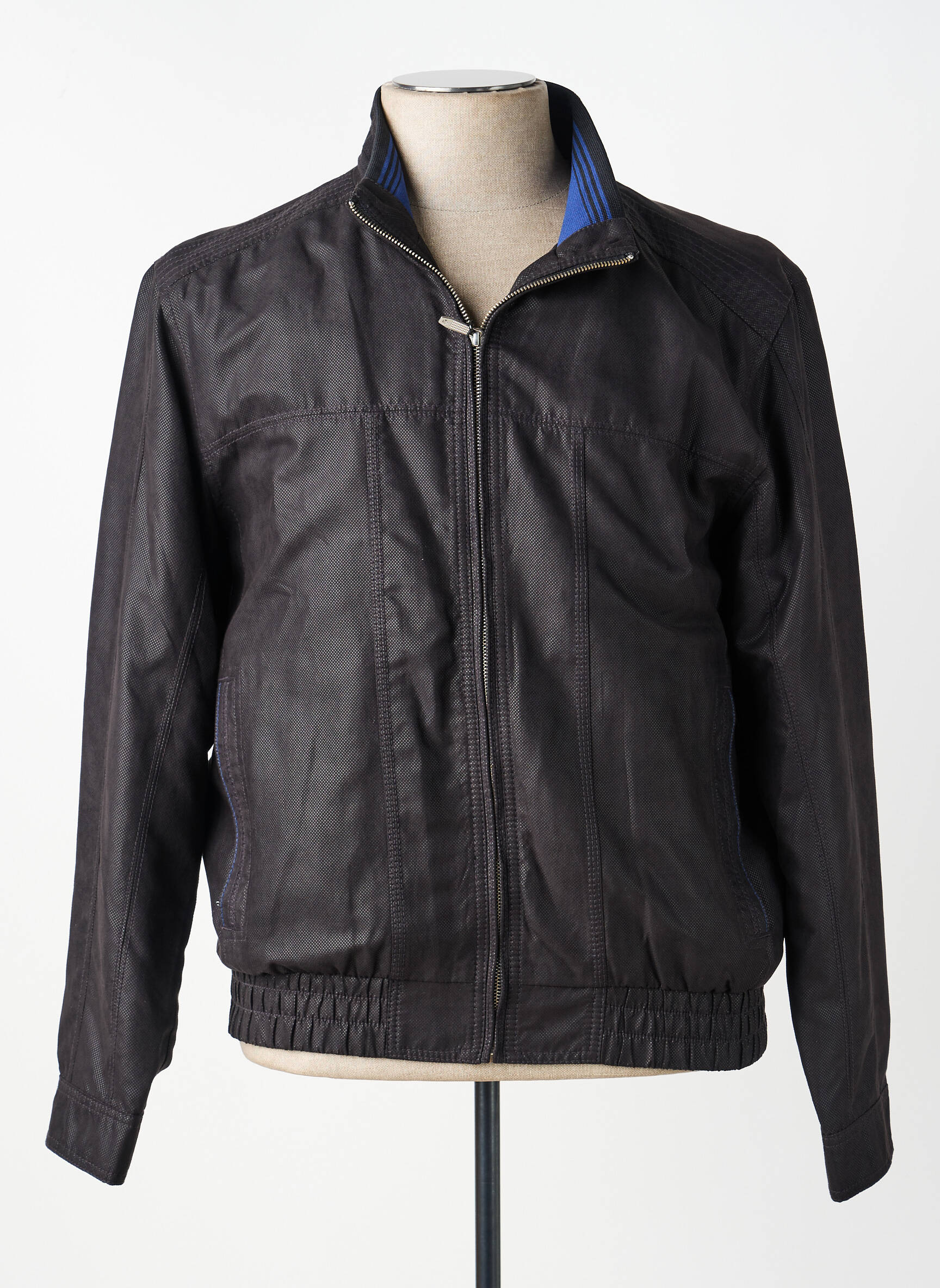 Blouson poches noir BENNY LES HOMMES homme