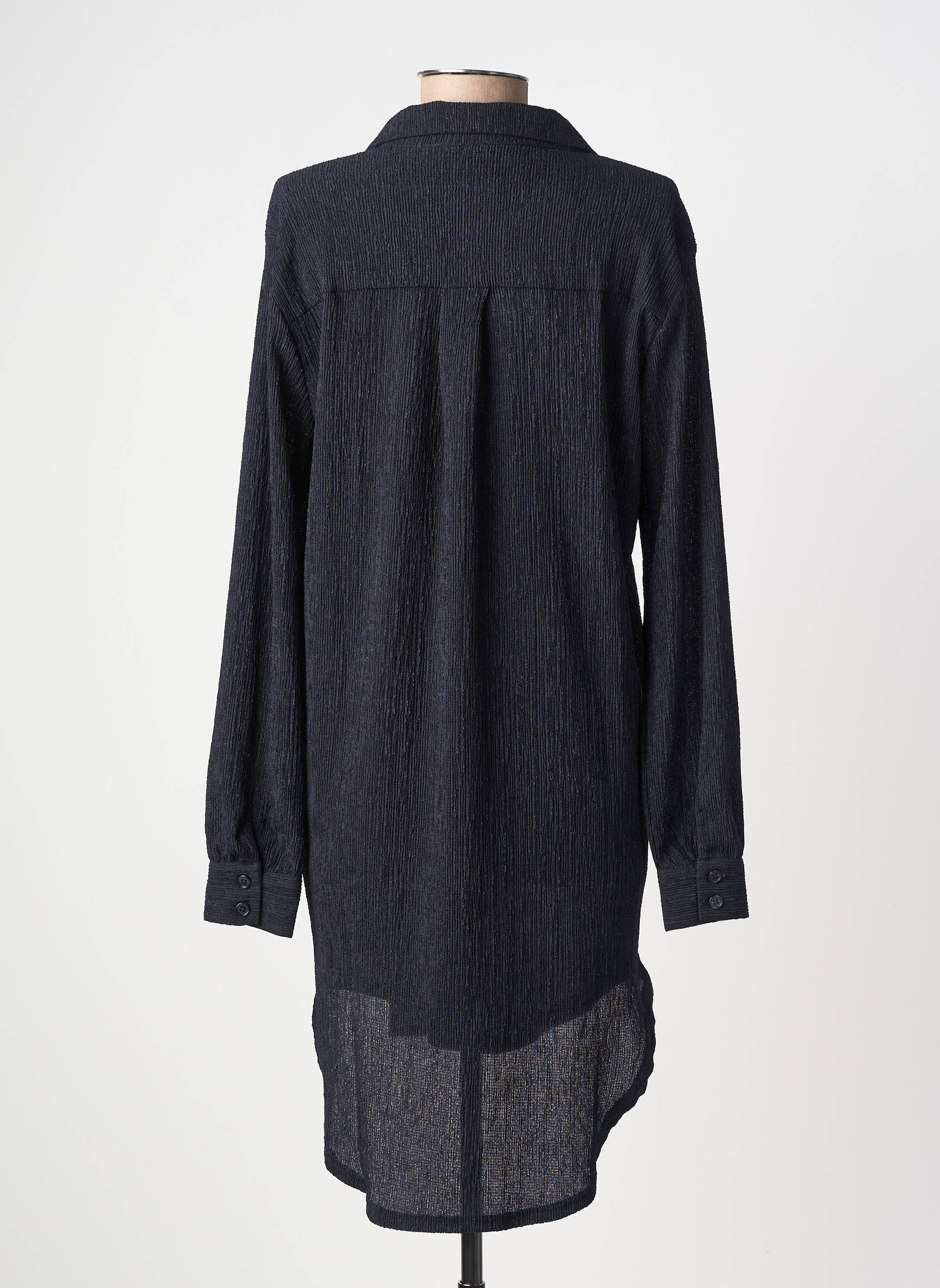 Robe courte manches longues manches longues noir MY ESSENTIAL WARDROBE femme