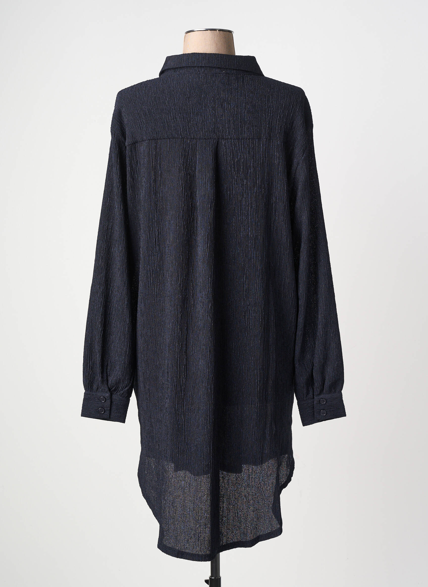 Robe courte manches longues manches longues noir MY ESSENTIAL WARDROBE femme