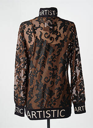 Top manches longues noir NÜ femme