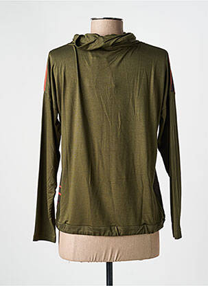Sweat-shirt manches longues manches longues vert TINTA femme
