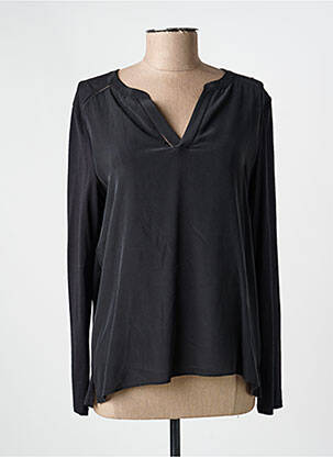 Top coupe fluide manches longues noir GERARD DAREL femme