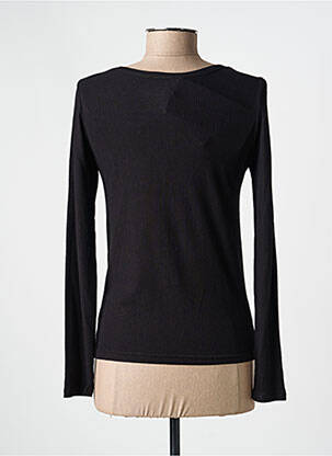 Top stretch manches longues noir NÜ femme