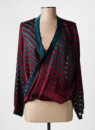 Blouse manches longues manches longues vert SISLEY femme