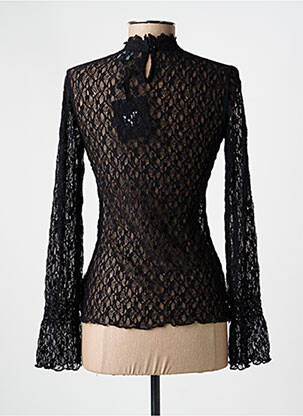 Top stretch manches longues noir NÜ femme