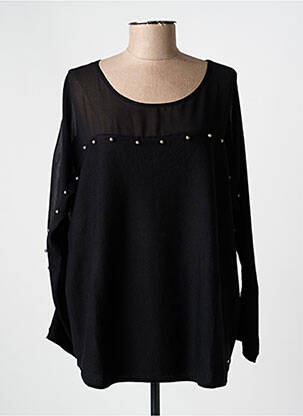 Top stretch manches longues noir GAUDI femme
