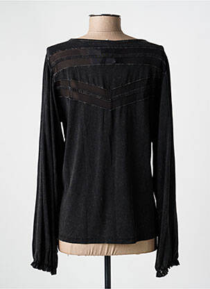Top stretch manches longues gris NÜ femme