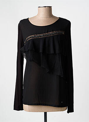 Top stretch manches longues noir GAUDI femme