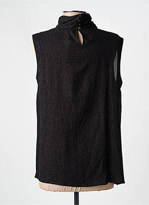 Top stretch manches courtes noir 0039 ITALY femme