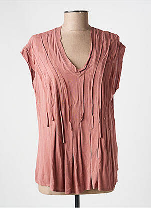 Top manches courtes manches courtes rose NÜ femme