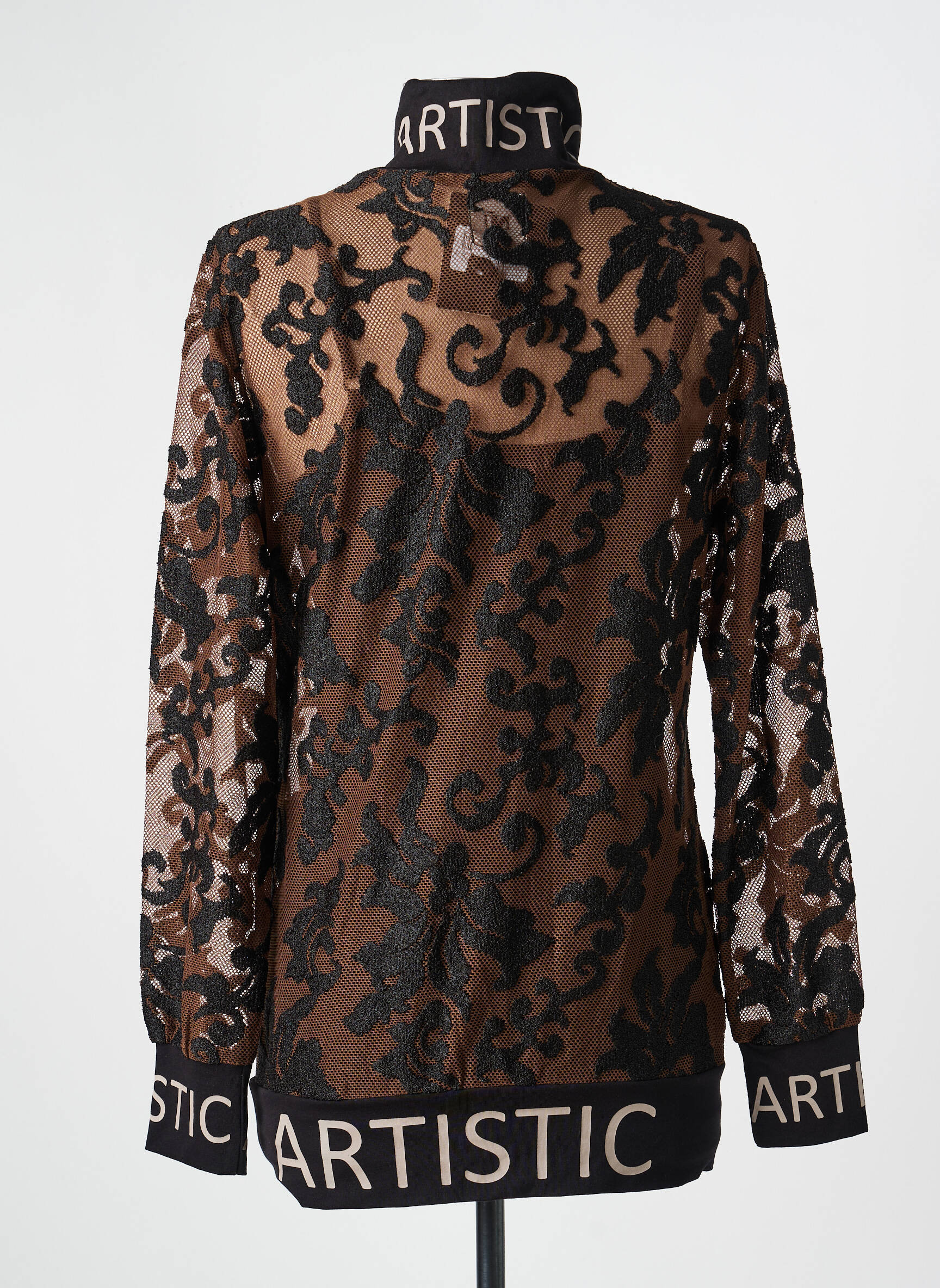 Top manches longues noir NÜ femme