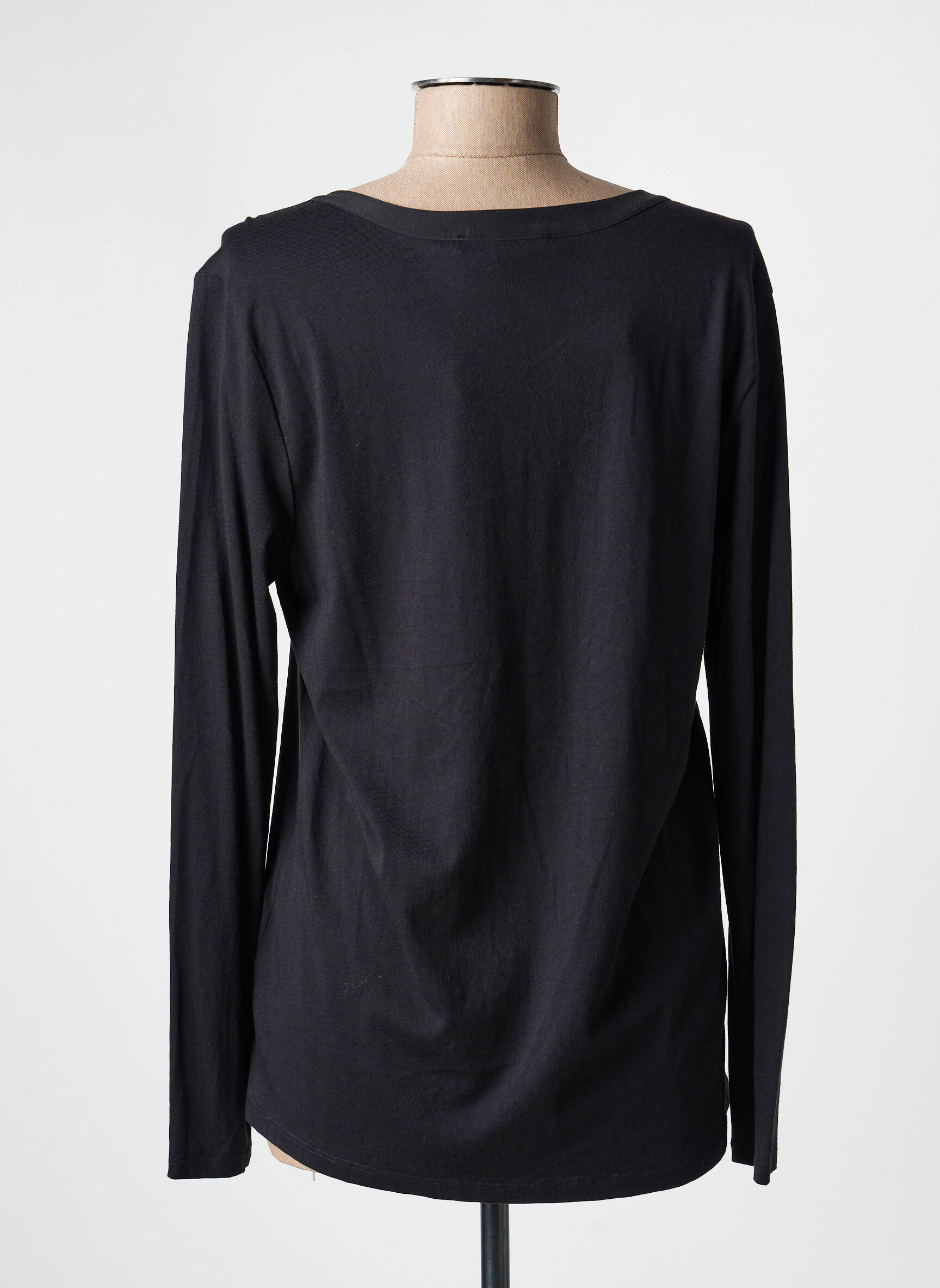 Top coupe fluide manches longues noir GERARD DAREL femme