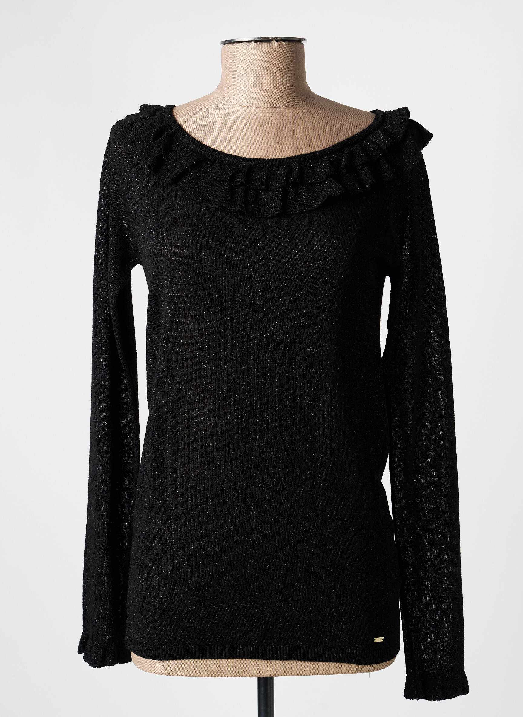 Top stretch manches longues noir GAUDI femme