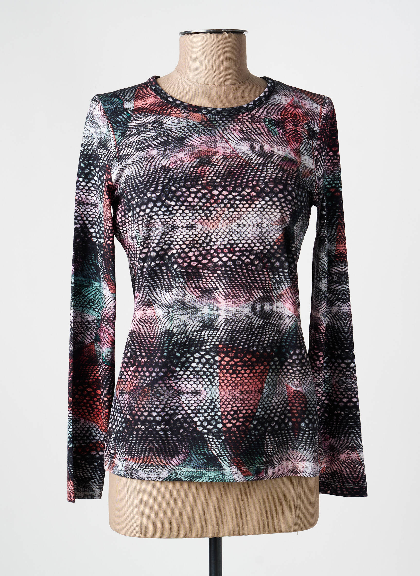 Top stretch manches longues noir GERRY WEBER femme
