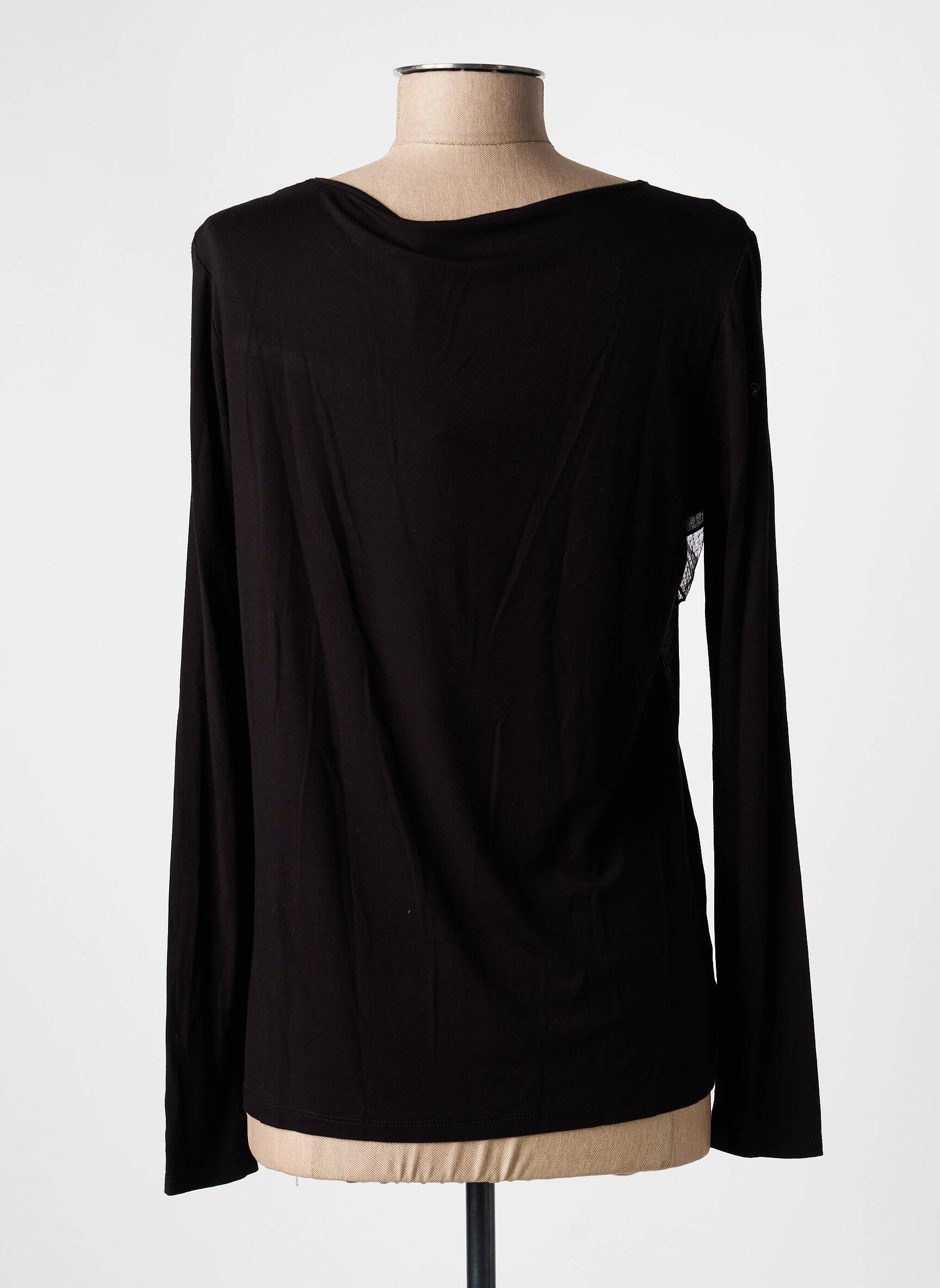 Top stretch manches longues noir GAUDI femme