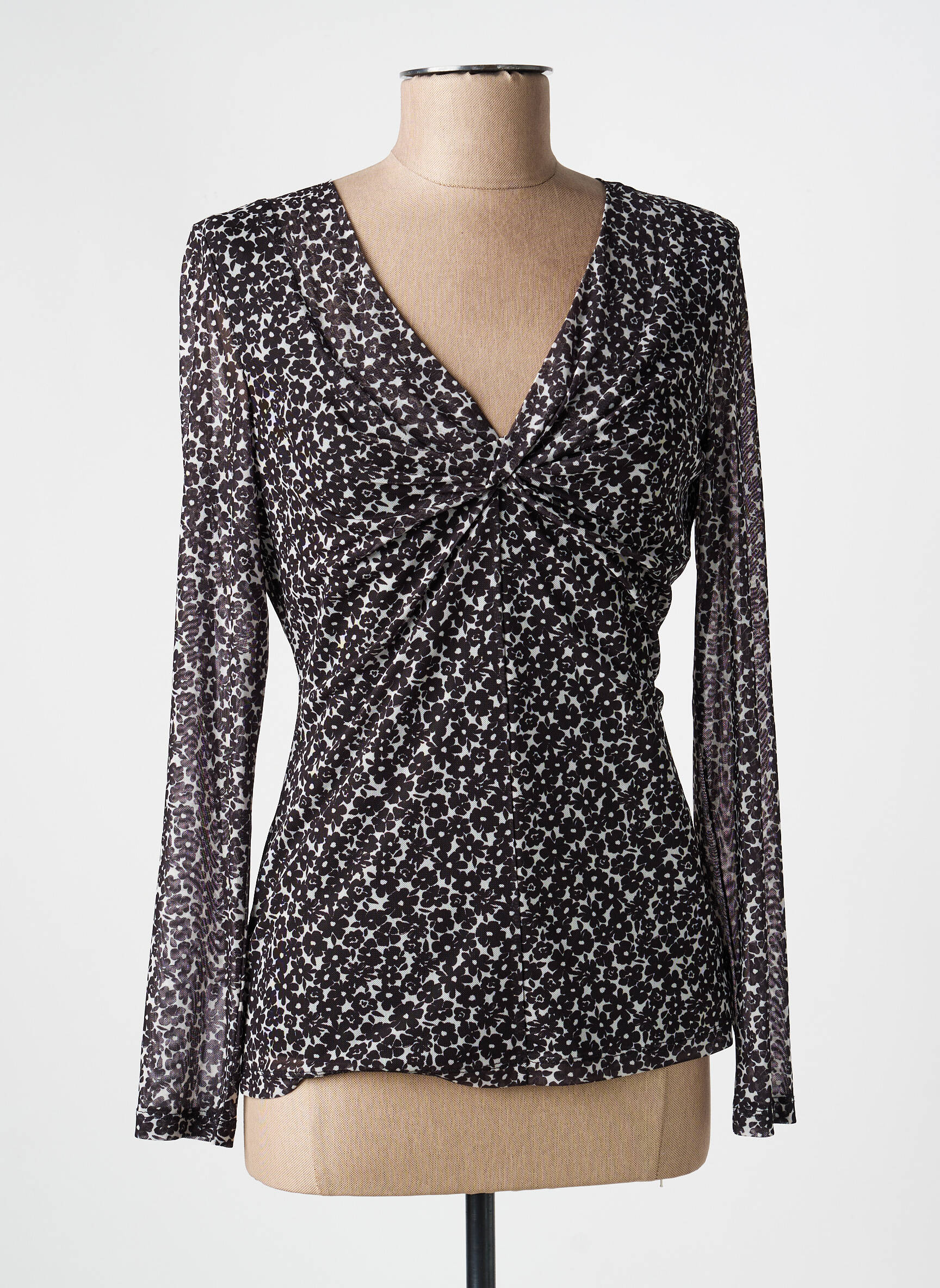 Top stretch manches longues noir GERRY WEBER femme
