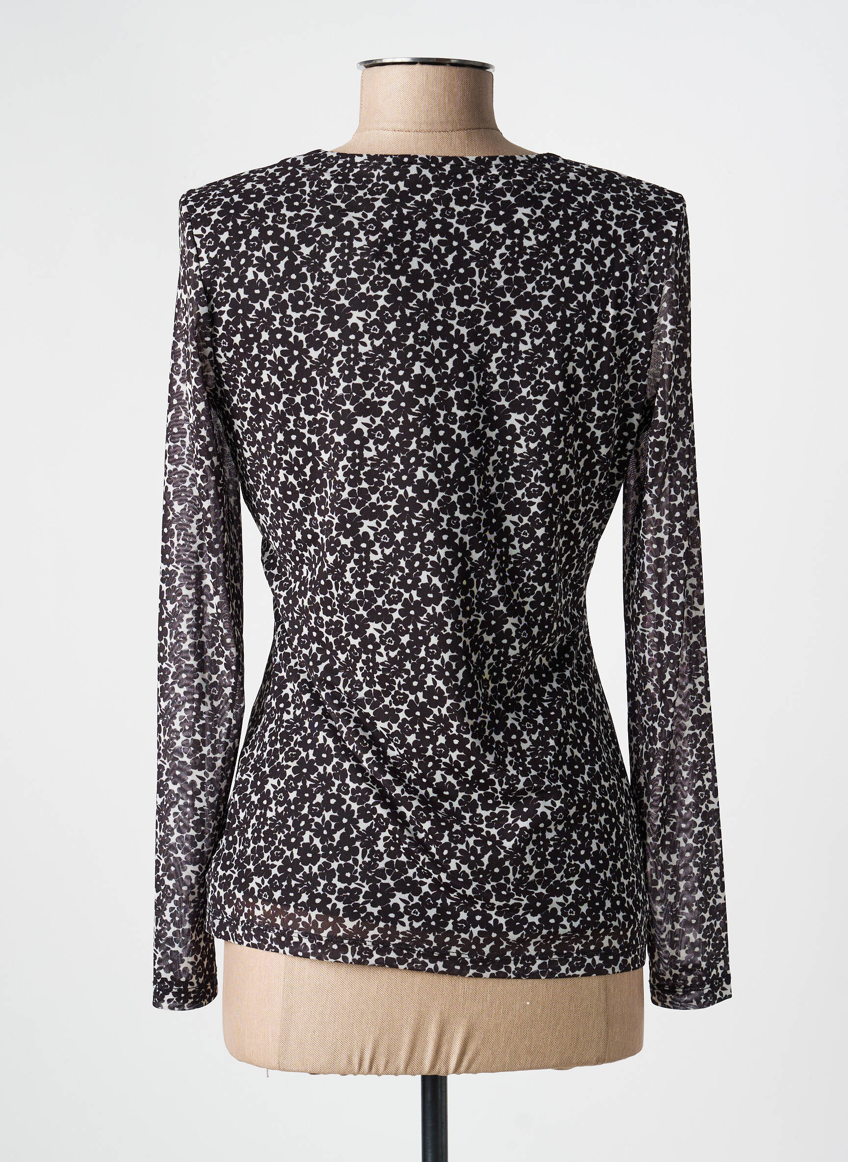 Top stretch manches longues noir GERRY WEBER femme