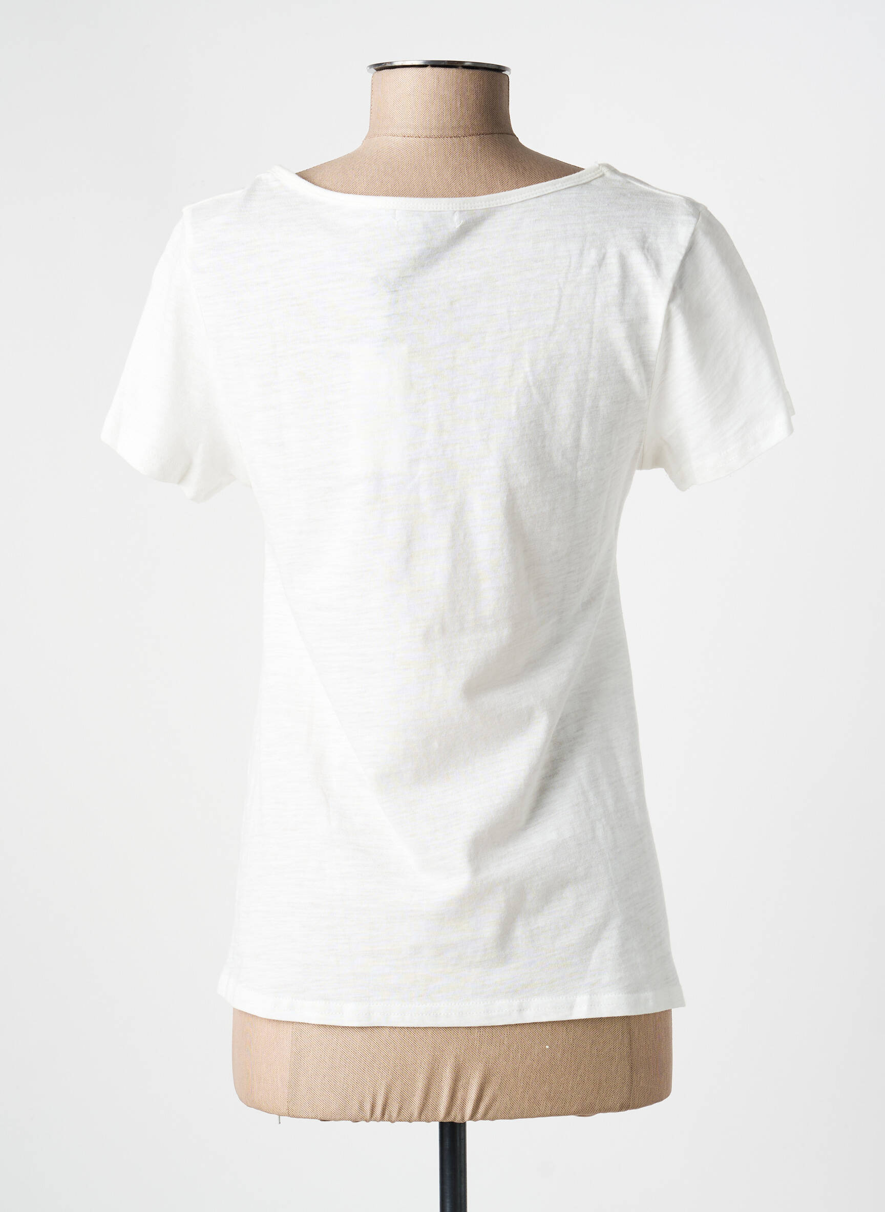 T-shirt imprimé fantaisie manches courtes blanc BRIGITTE BARDOT femme