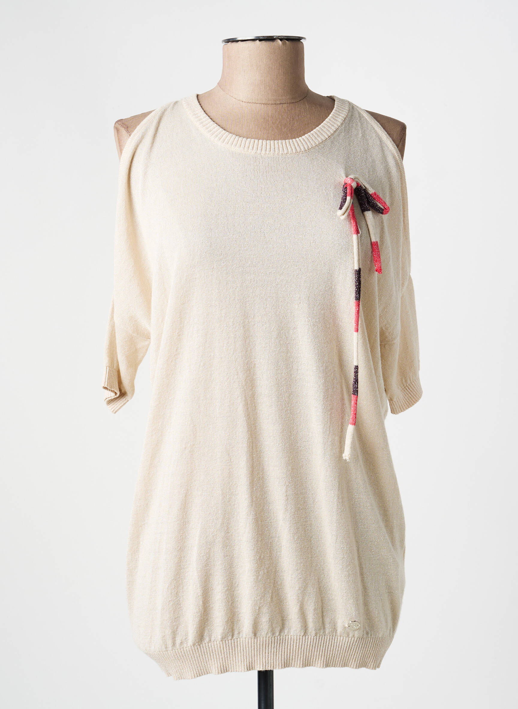 Top stretch manches courtes beige GAUDI femme