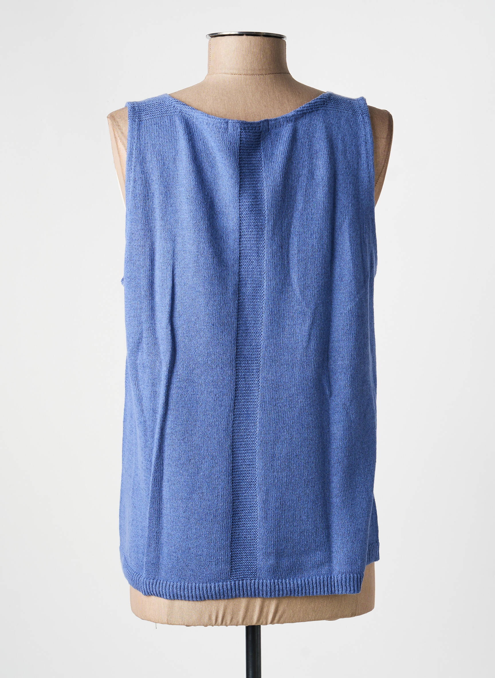 Top stretch sans manche bleu WHITE STUFF femme