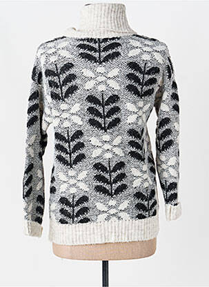 Pull coupe droite manches longues gris TINTA femme