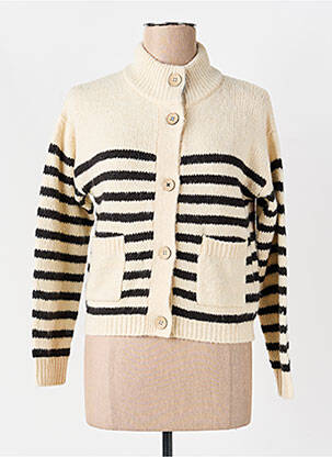 Gilet manches longues coupe cintrée noir WHITE STUFF femme