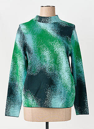 Pull coupe droite manches longues vert GERRY WEBER femme