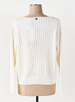 Pull coupe droite manches longues blanc MARKUP femme