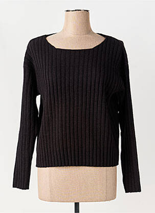 Pull coupe droite manches longues noir MARKUP femme