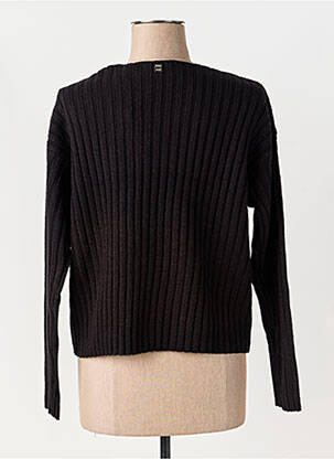 Pull coupe droite manches longues noir MARKUP femme