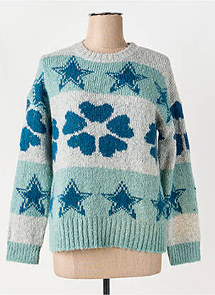 Pull coupe droite manches longues bleu WHITE STUFF femme