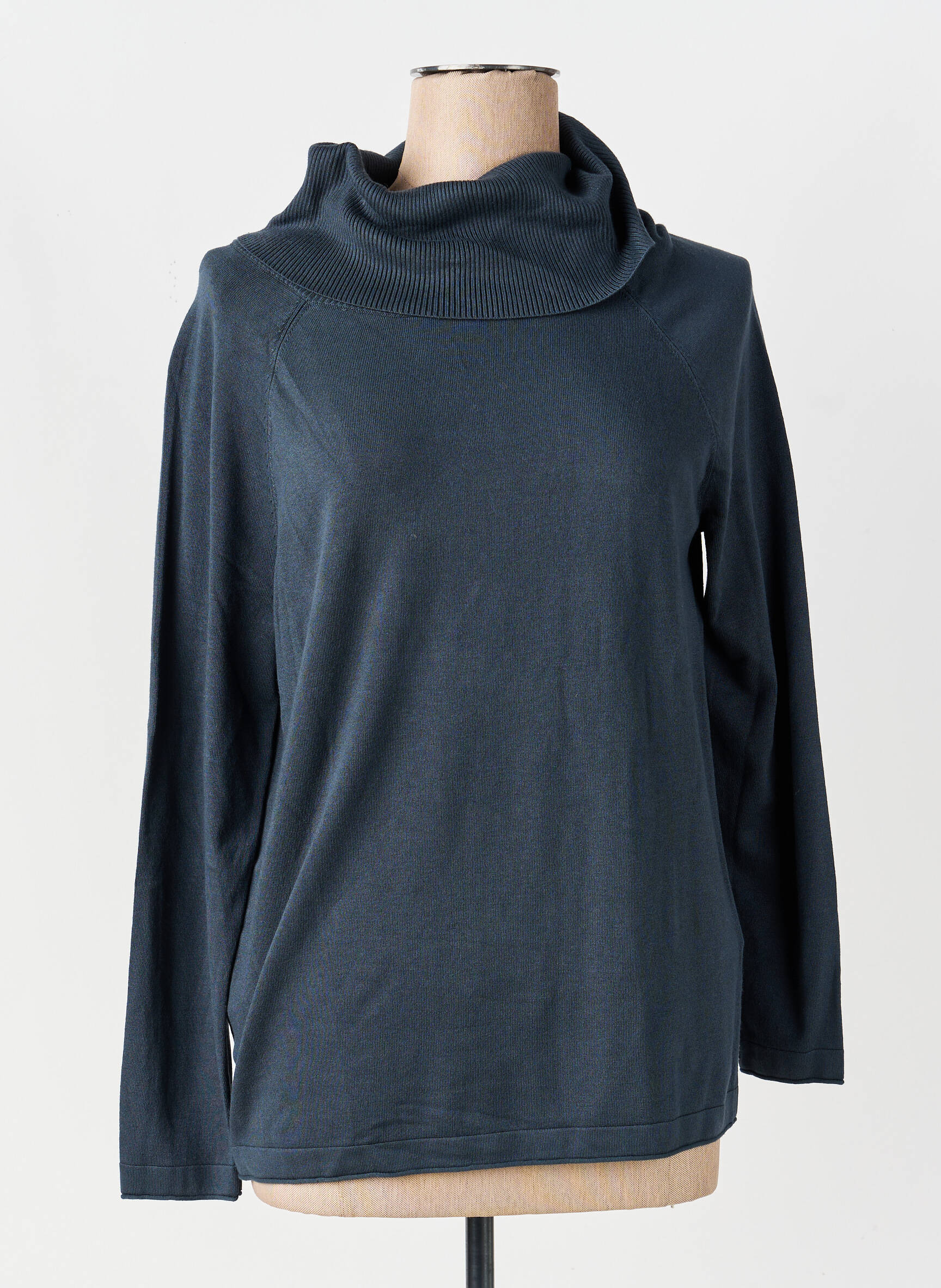 Pull col roulé coupe droite manches longues gris GERRY WEBER femme