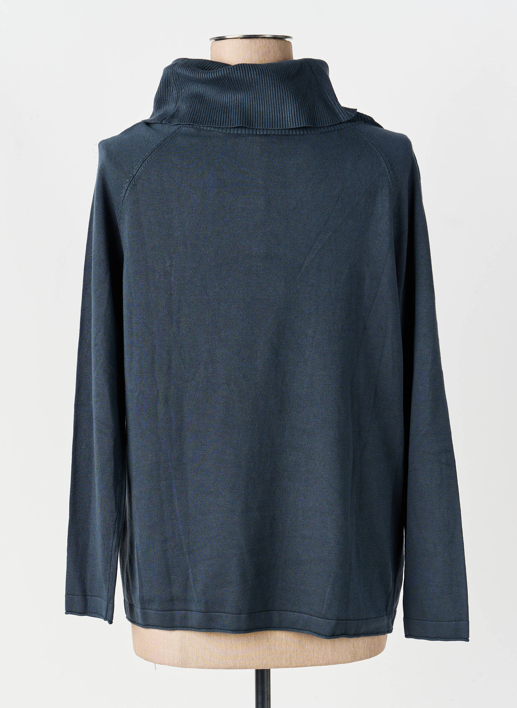 Pull col roulé coupe droite manches longues gris GERRY WEBER femme
