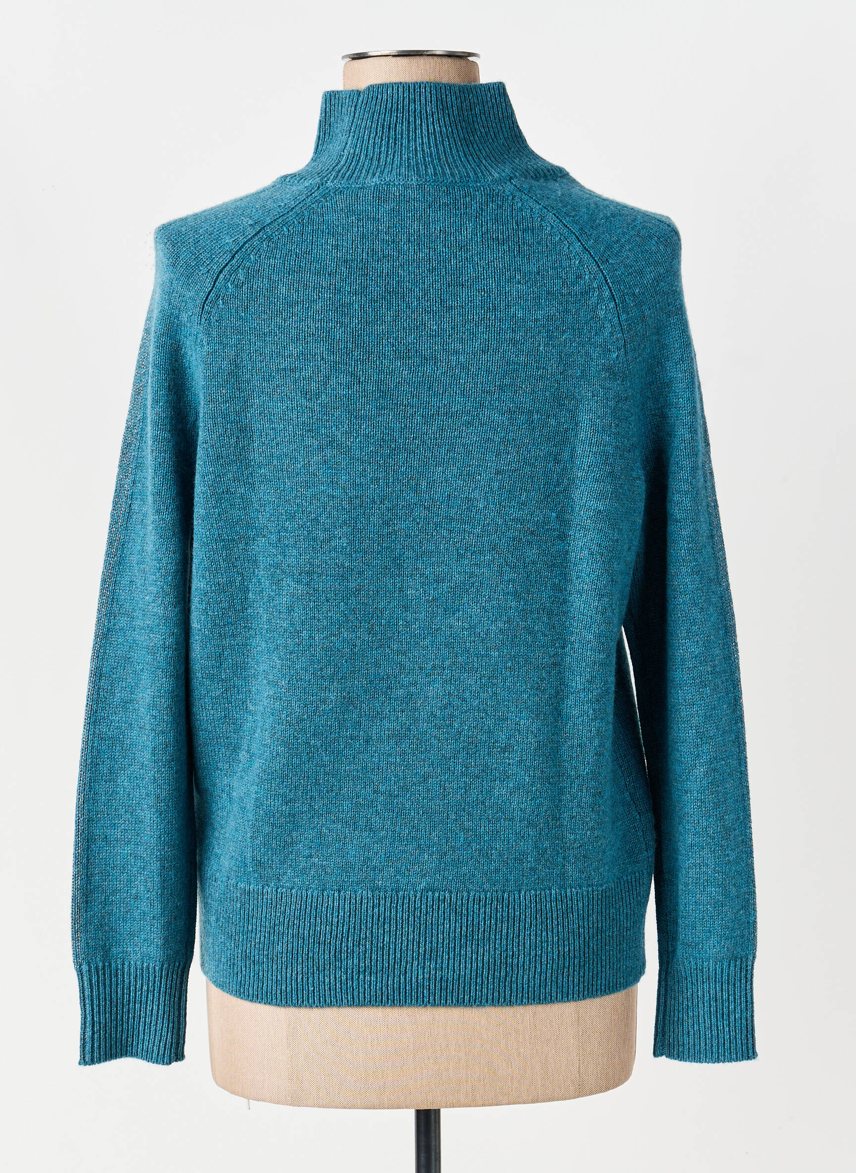 Pull col roulé coupe droite manches longues bleu GERRY WEBER femme
