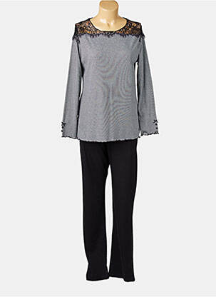 Pyjama bas pantalon noir PASTUNETTE femme