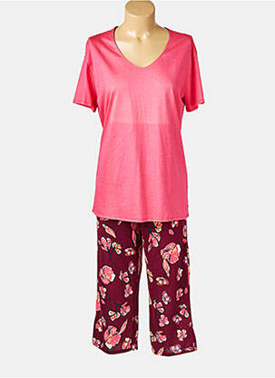 Pyjama manches courtes rose SCHIESSER femme