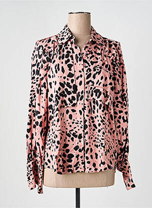 Chemisier coupe fluide manches longues rose NÜ femme