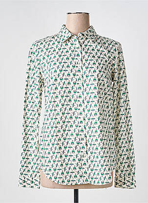 Chemisier coupe cintrée manches longues vert 0039 ITALY femme