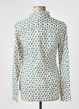 Chemisier coupe cintrée manches longues vert 0039 ITALY femme
