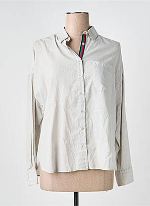 Chemisier coupe droite manches longues gris 0039 ITALY femme