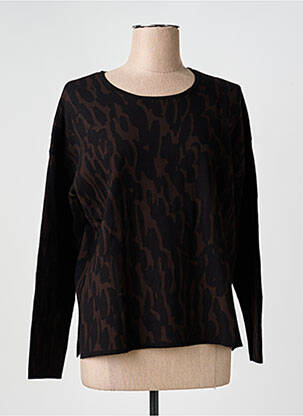 Pull coupe cintrée manches longues marron GERRY WEBER femme