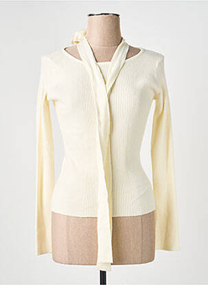 Pull stretch manches longues beige GAUDI femme