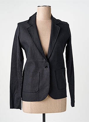 Blazer poches gris MAJESTIC FILATURES femme