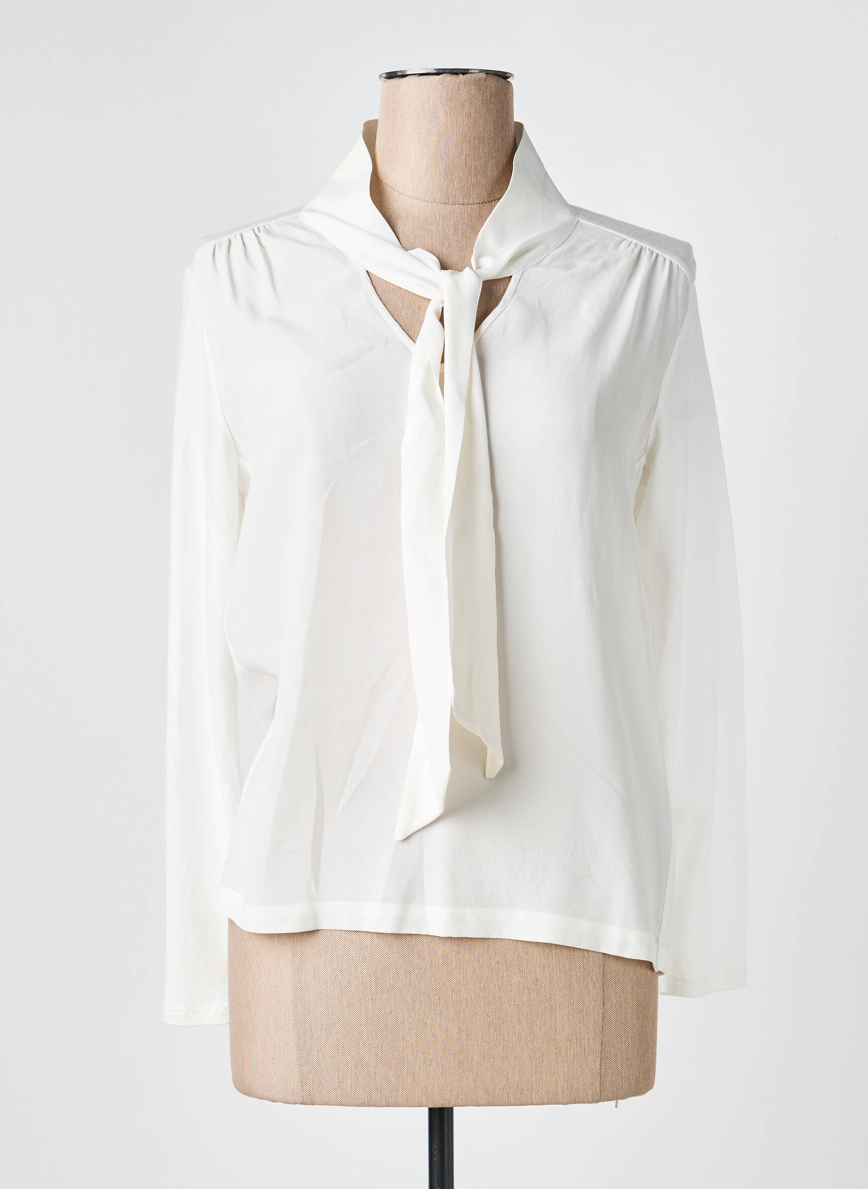 Blouse manches longues manches longues beige GERARD DAREL femme
