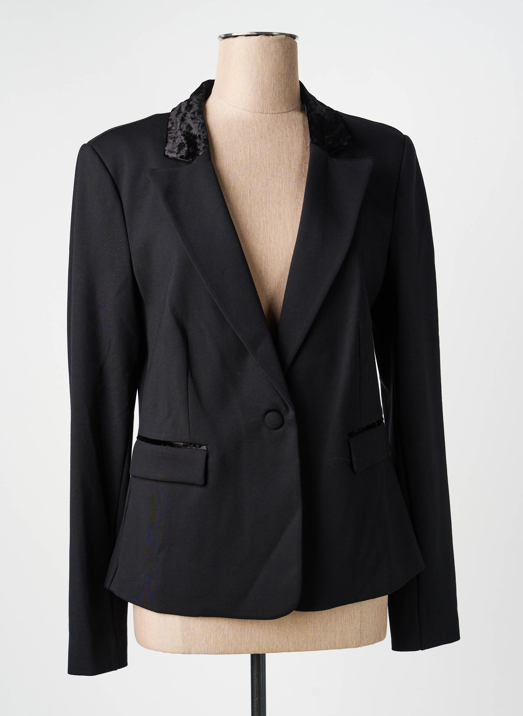 Blazer poches noir GUESS femme