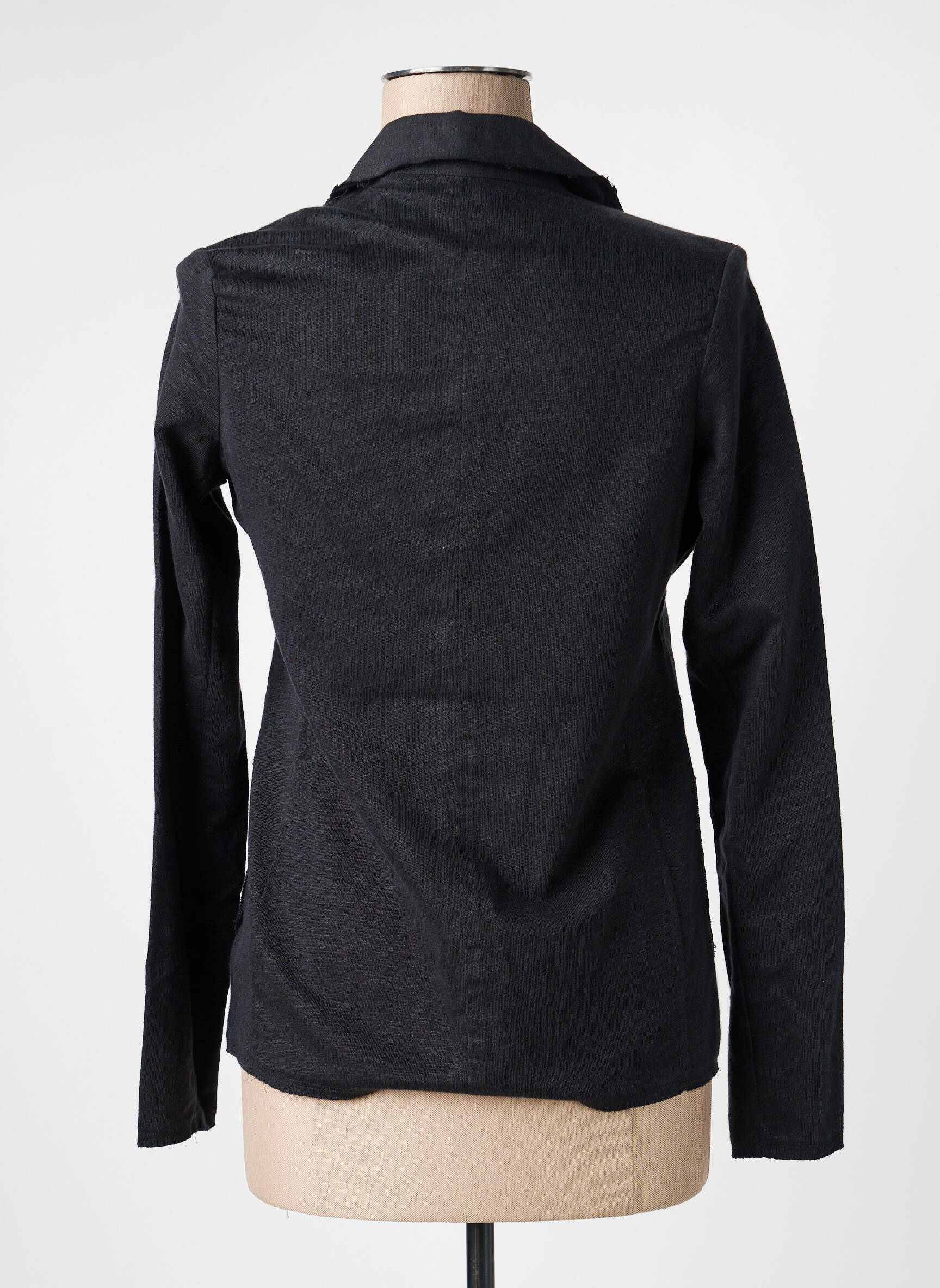 Blazer poches gris MAJESTIC FILATURES femme