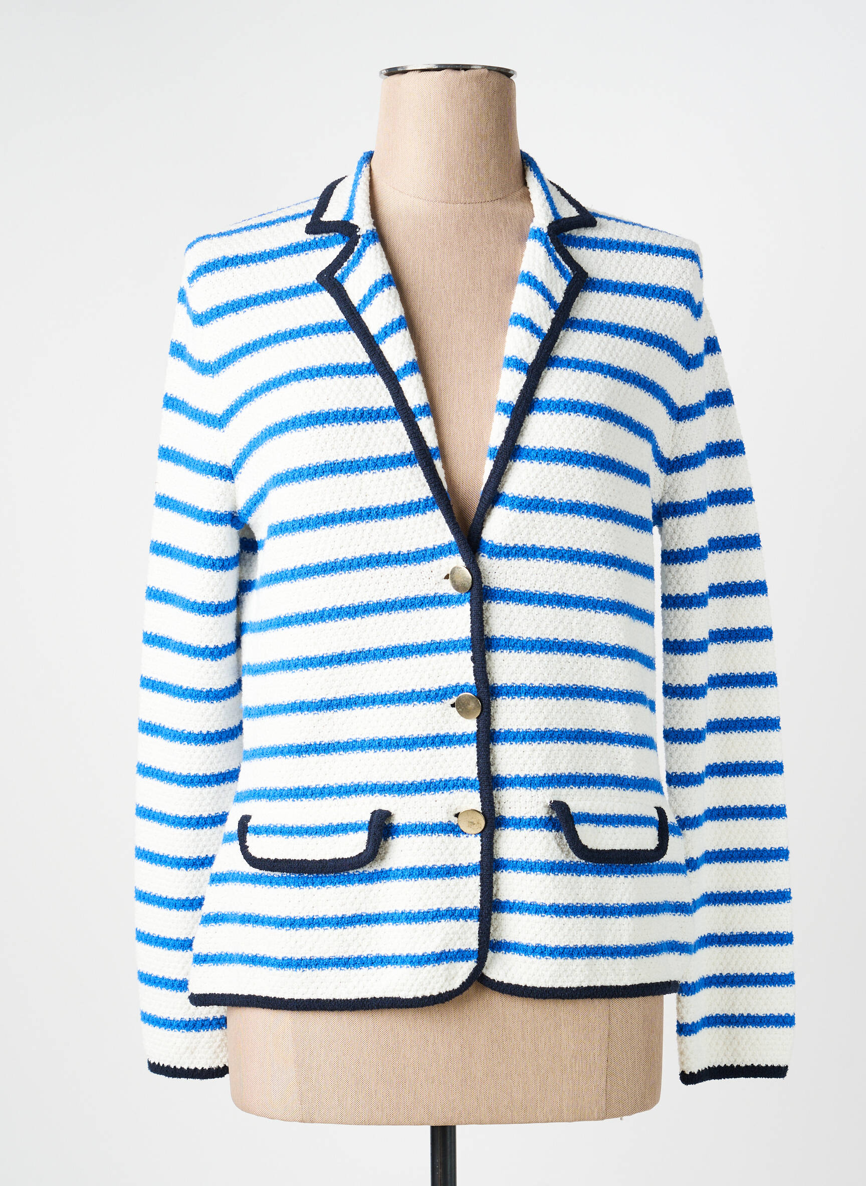 Blazer poches bleu GERRY WEBER femme