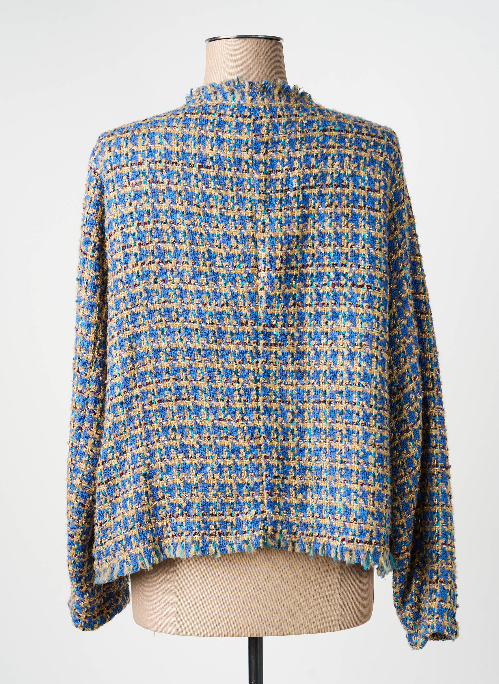 Veste chic finition intérieure biaisée bleu GERRY WEBER femme